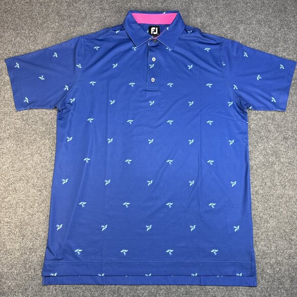 FootJoy All Over Print Polo Shirt - Picture 2 of 7